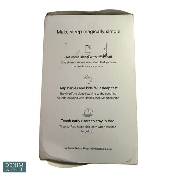 NEW Hatch Rest 2nd Gen Sleep Sound Machine Night Light Baby Toddler WiFi App - Picture 10 of 13